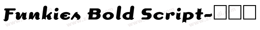 Funkies Bold Script字体转换 Funkies Bold Script字体转换